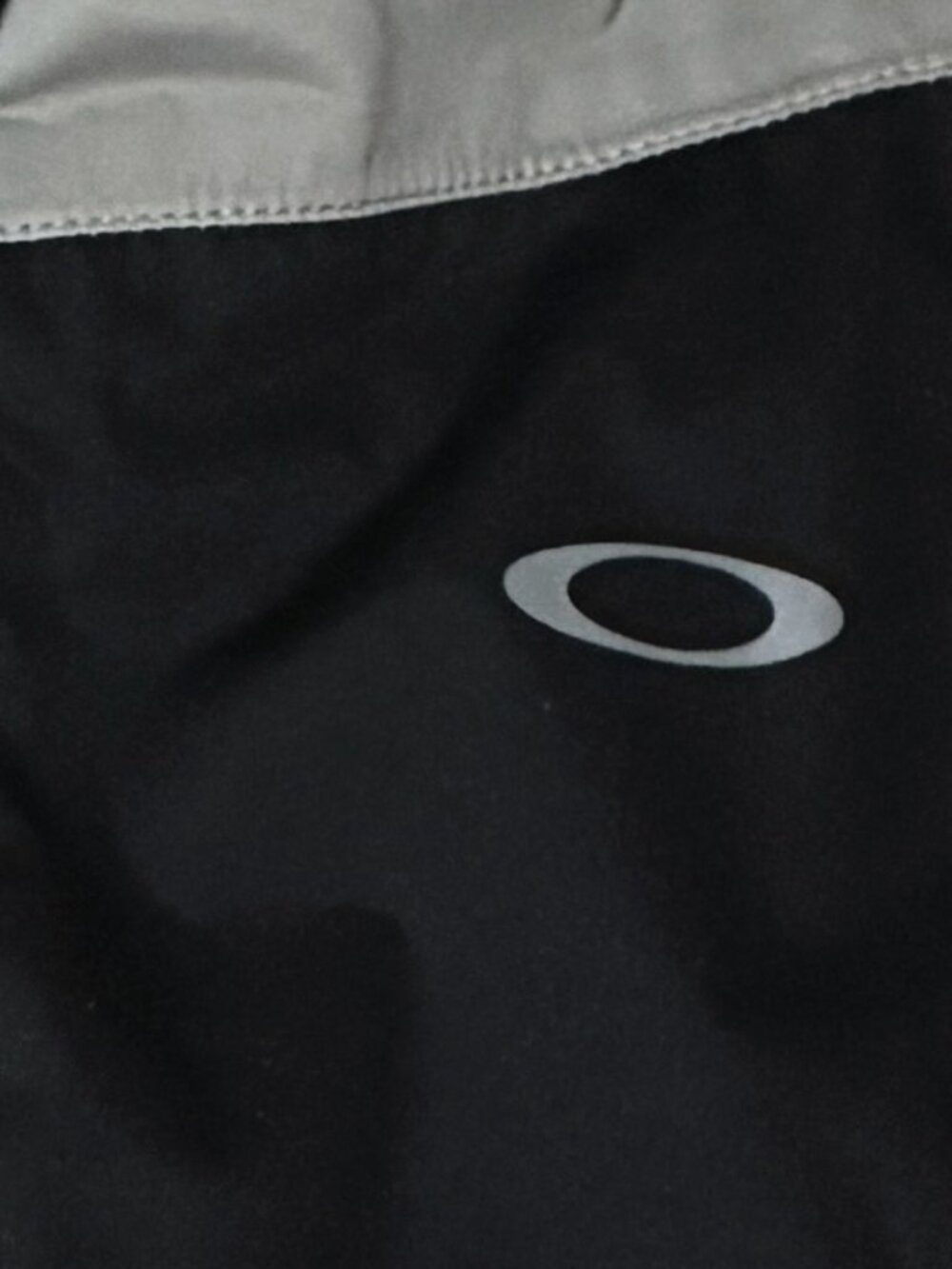 Vintage 2008 Oakley Tech Tracksuit Set Gray/Black Windbreaker Jacket & Pants M - Picture 8 of 8